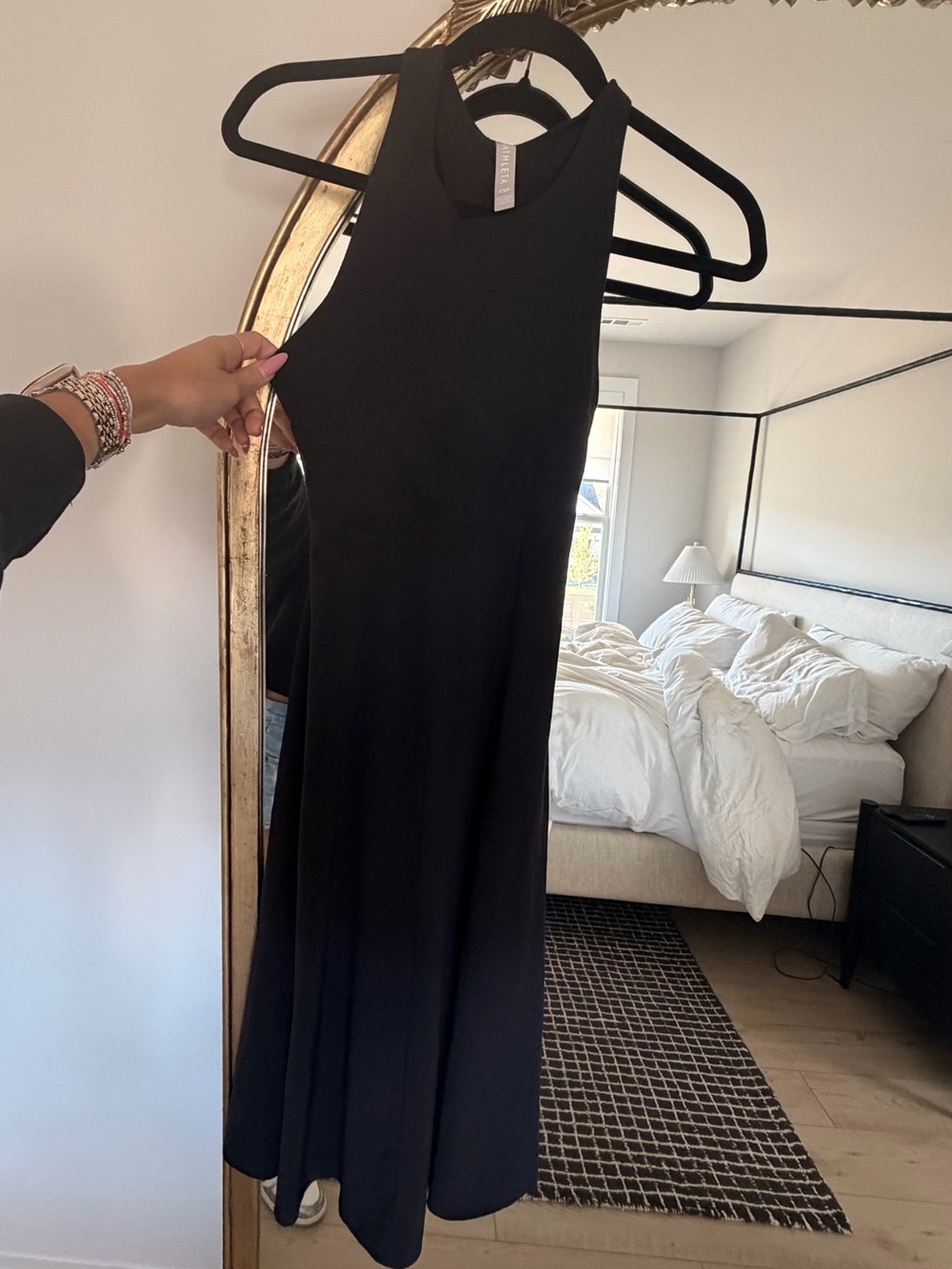 Athleta Black Midi Dress - Racerback